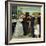 "Receptions Line", June 16, 1951-John Falter-Framed Giclee Print