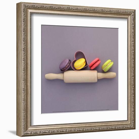 Recipe of Macarons-Amelie Vuillon-Framed Art Print