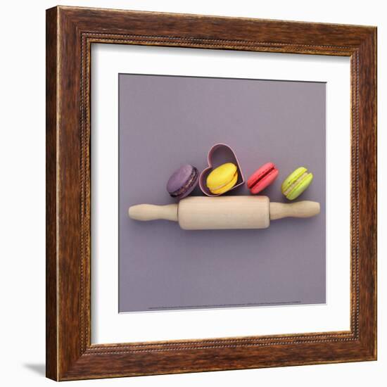 Recipe of Macarons-Amelie Vuillon-Framed Art Print