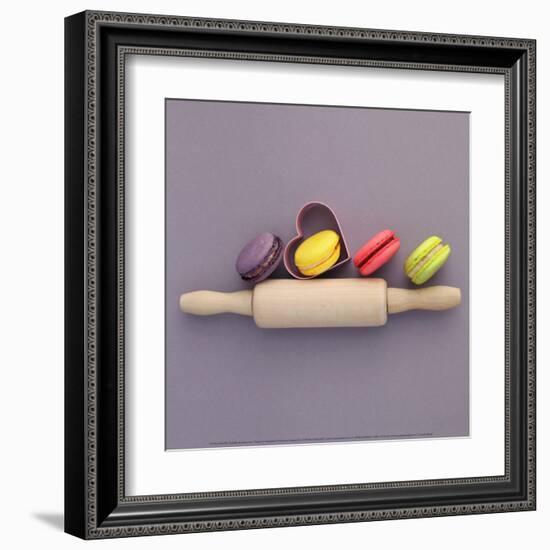 Recipe of Macarons-Amelie Vuillon-Framed Art Print