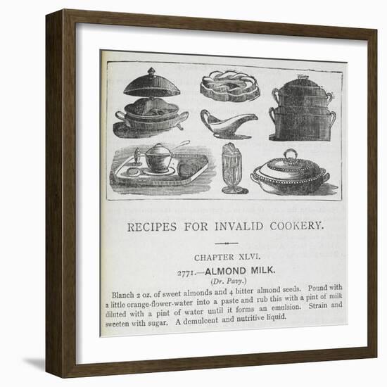 Recipes For Invalid Cookery-Isabella Beeton-Framed Giclee Print