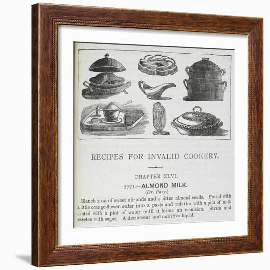 Recipes For Invalid Cookery-Isabella Beeton-Framed Giclee Print