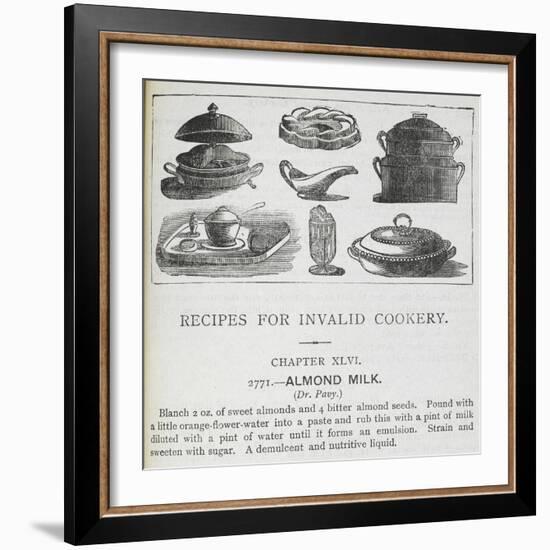 Recipes For Invalid Cookery-Isabella Beeton-Framed Giclee Print