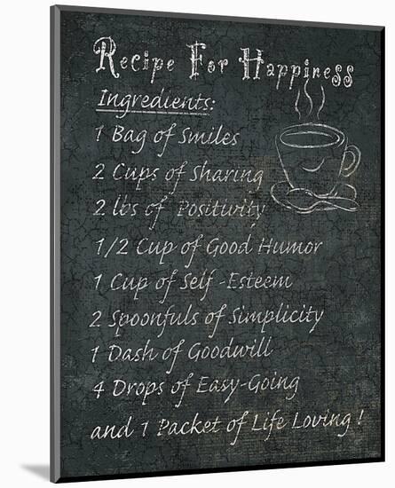 Recipes for Life II-null-Mounted Art Print