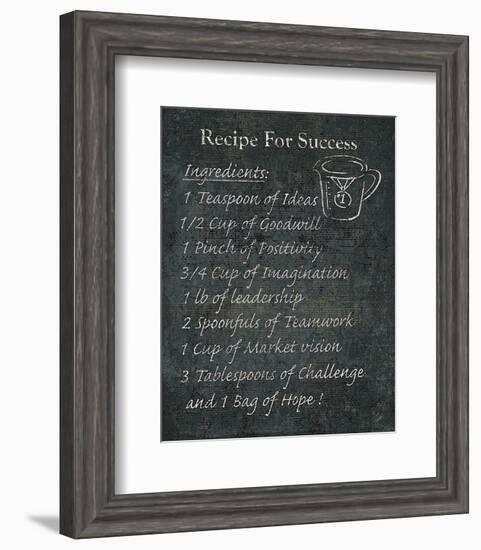 Recipes for Life IV-null-Framed Art Print