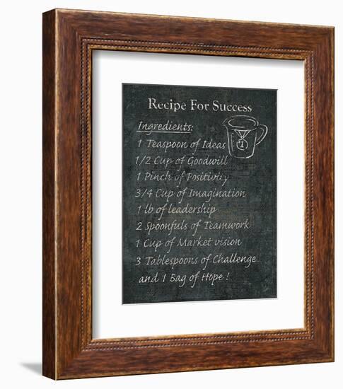 Recipes for Life IV-null-Framed Art Print