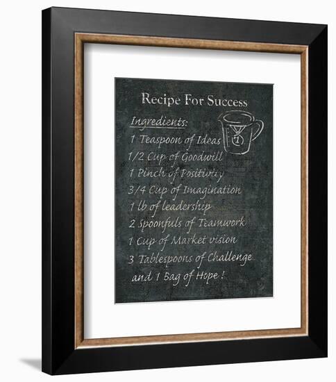 Recipes for Life IV-null-Framed Art Print