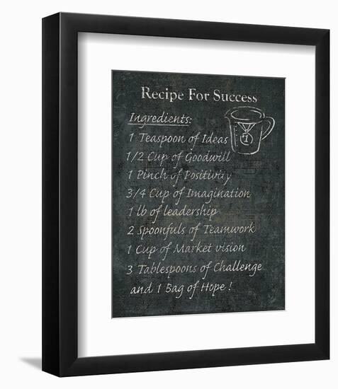 Recipes for Life IV-null-Framed Art Print