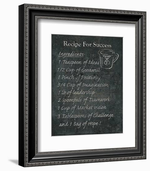 Recipes for Life IV-null-Framed Art Print