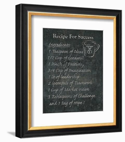 Recipes for Life IV-null-Framed Art Print