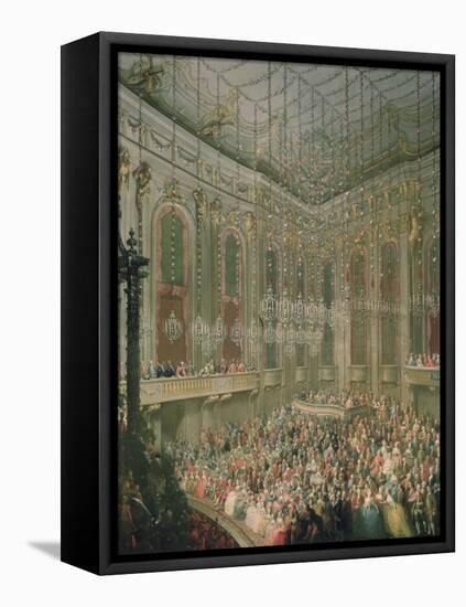 Recital by the Young Wolfgang Amadeus Mozart in the Redoutensaal-Martin van Meytens-Framed Premier Image Canvas