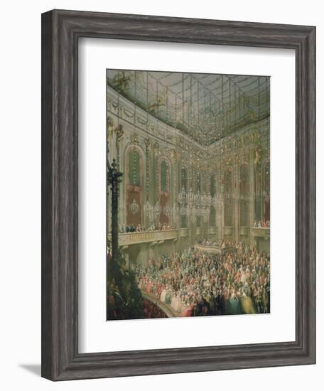 Recital by the Young Wolfgang Amadeus Mozart in the Redoutensaal-Martin van Meytens-Framed Giclee Print