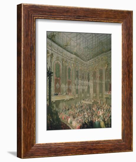 Recital by the Young Wolfgang Amadeus Mozart in the Redoutensaal-Martin van Meytens-Framed Giclee Print