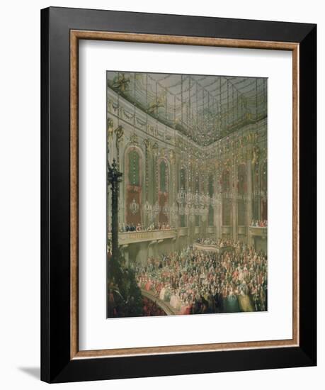 Recital by the Young Wolfgang Amadeus Mozart in the Redoutensaal-Martin van Meytens-Framed Giclee Print