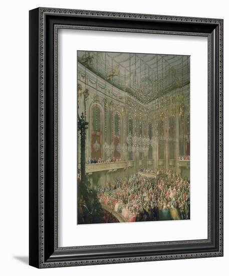 Recital by the Young Wolfgang Amadeus Mozart in the Redoutensaal-Martin van Meytens-Framed Giclee Print