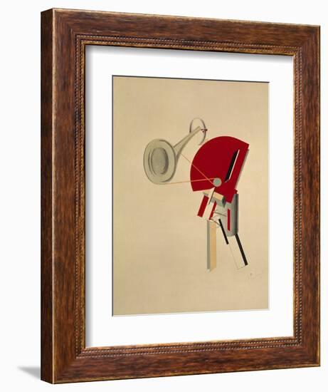 Reciter-El Lissitzky-Framed Giclee Print