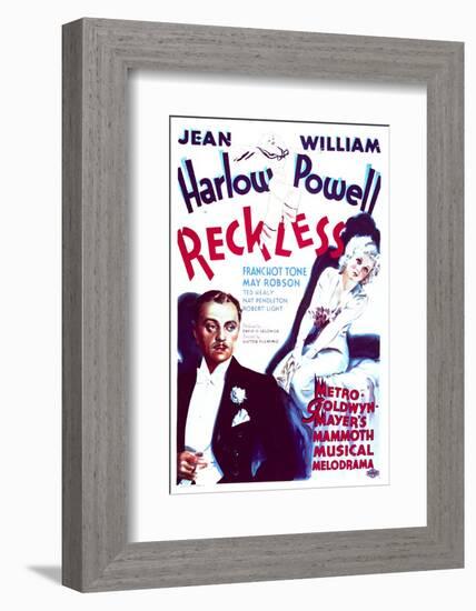 Reckless - Movie Poster Reproduction-null-Framed Photo