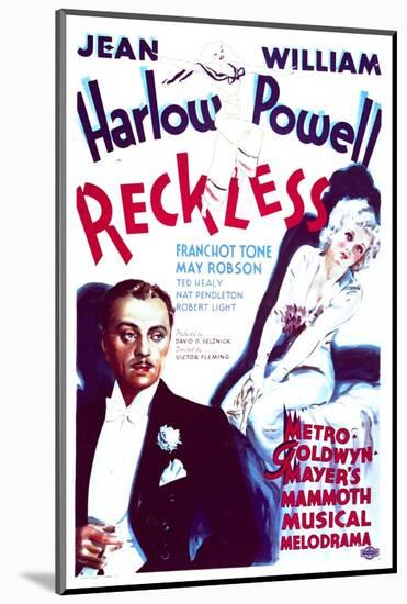 Reckless - Movie Poster Reproduction-null-Mounted Photo