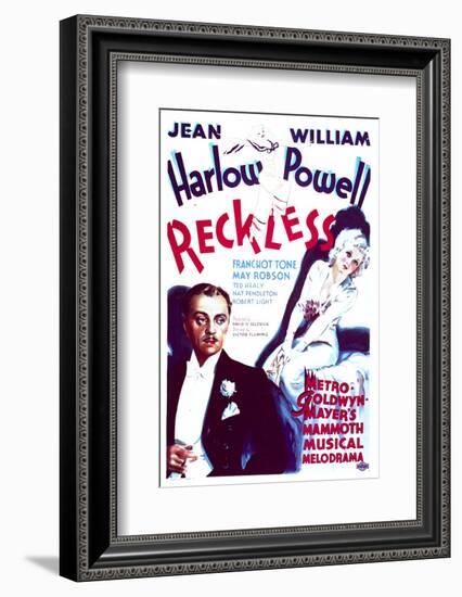 Reckless - Movie Poster Reproduction-null-Framed Photo