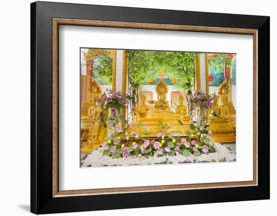 Reclining Buddha and Other Statues-Andrew Stewart-Framed Photographic Print