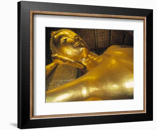 Reclining Buddha, Grand Palace, Bangkok, Thailand-Peter Adams-Framed Photographic Print