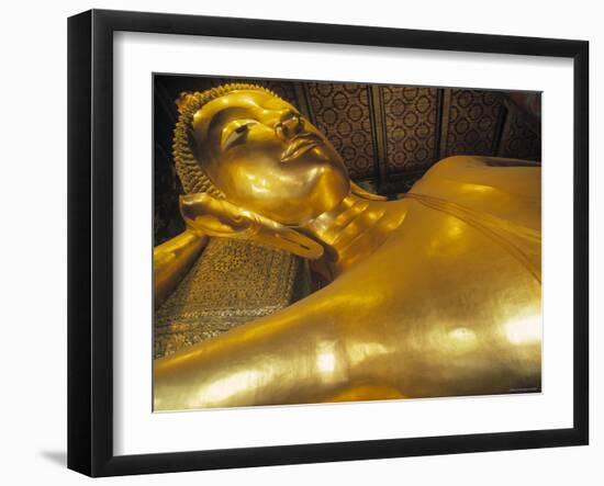 Reclining Buddha, Grand Palace, Bangkok, Thailand-Peter Adams-Framed Photographic Print