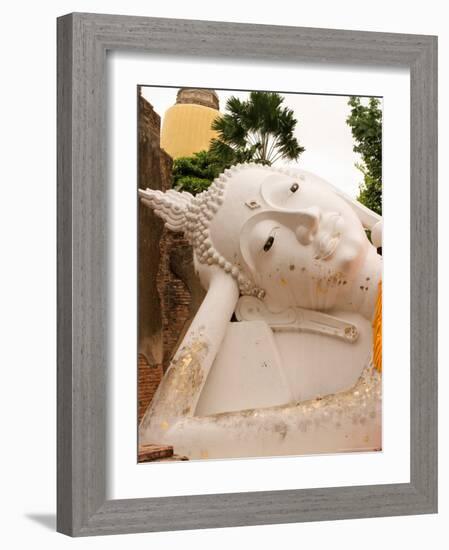 Reclining Buddha Statue at Ayuthaya, Siam, Thailand-Gavriel Jecan-Framed Photographic Print