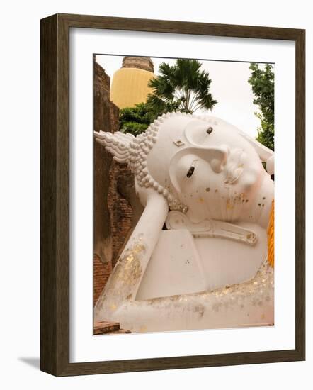 Reclining Buddha Statue at Ayuthaya, Siam, Thailand-Gavriel Jecan-Framed Photographic Print