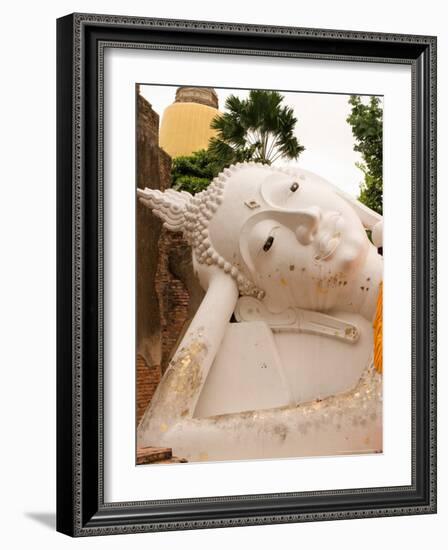 Reclining Buddha Statue at Ayuthaya, Siam, Thailand-Gavriel Jecan-Framed Photographic Print