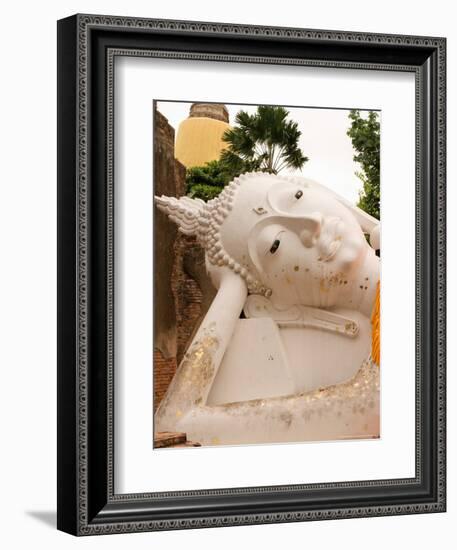 Reclining Buddha Statue at Ayuthaya, Siam, Thailand-Gavriel Jecan-Framed Photographic Print