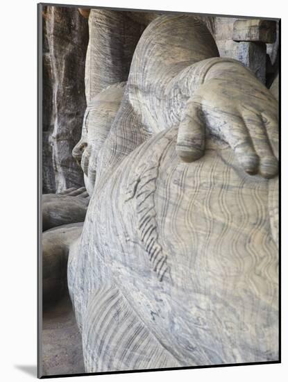 Reclining Buddha Statue, Gal Vihara, Polonnaruwa (UNESCO World Heritage Site), North Central Provin-Ian Trower-Mounted Photographic Print