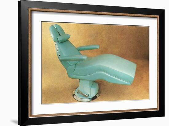 Reclining Dentist's Chair-null-Framed Art Print