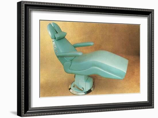 Reclining Dentist's Chair-null-Framed Art Print