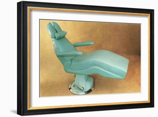 Reclining Dentist's Chair-null-Framed Art Print