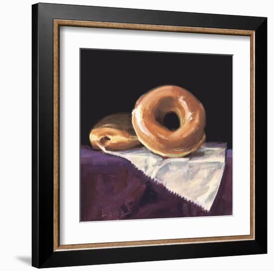 Reclining Doughnut-Cathy Lamb-Framed Giclee Print