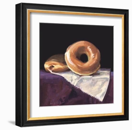 Reclining Doughnut-Cathy Lamb-Framed Giclee Print