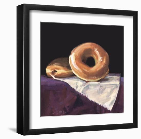 Reclining Doughnut-Cathy Lamb-Framed Giclee Print