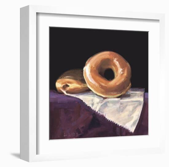 Reclining Doughnut-Cathy Lamb-Framed Giclee Print