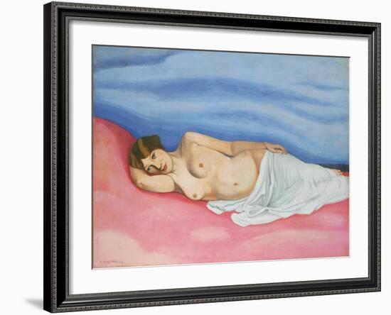Reclining Female Nude, 1913-Félix Vallotton-Framed Giclee Print