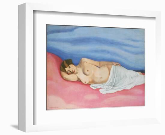 Reclining Female Nude, 1913-Félix Vallotton-Framed Giclee Print