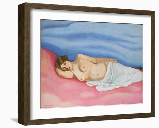 Reclining Female Nude, 1913-Félix Vallotton-Framed Giclee Print