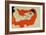 Reclining Female Nude on Red Drape, 1914-Egon Schiele-Framed Giclee Print