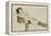 Reclining female nude with legs spread 1914-Egon Schiele-Framed Premier Image Canvas