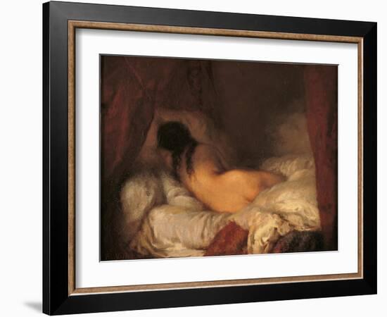 Reclining Female Nude-Jean-François Millet-Framed Giclee Print