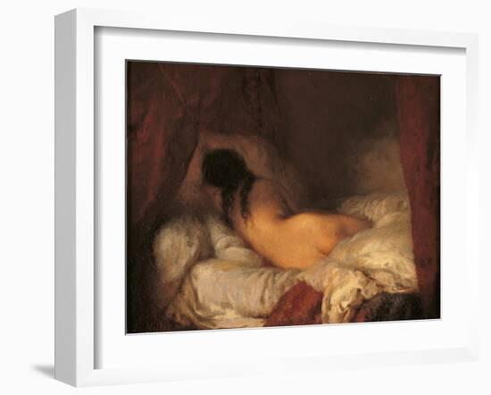 Reclining Female Nude-Jean-François Millet-Framed Giclee Print