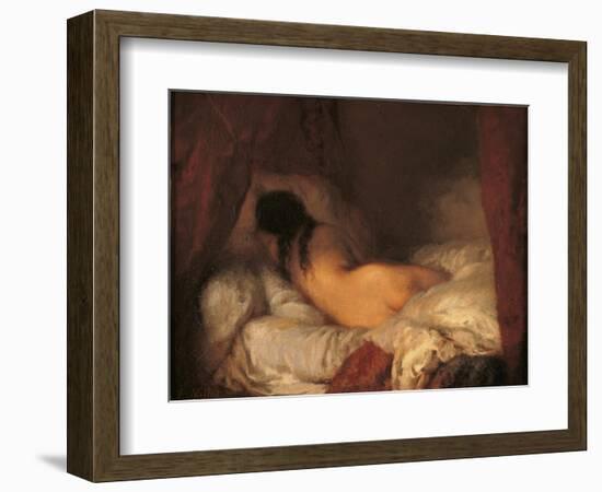 Reclining Female Nude-Jean-François Millet-Framed Giclee Print