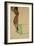 Reclining Male Nude with Green Cloth (Self-Portrait)-Egon Schiele-Framed Giclee Print