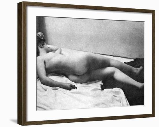 Reclining Nude, 1902-Fritz W. Guerin-Framed Photographic Print