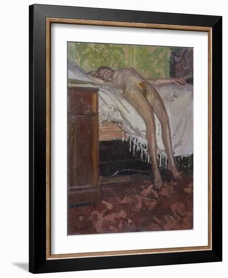 Reclining Nude , 1906-Walter Richard Sickert-Framed Giclee Print