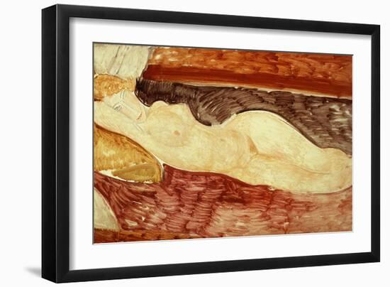 Reclining Nude, 1918-Amedeo Modigliani-Framed Giclee Print